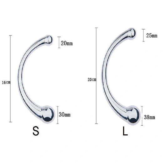 Double Steel Ended Stainless Elegant Hook Anal 5858 0906